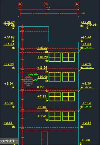 پلان معماری-115 مترمربع - Image 3