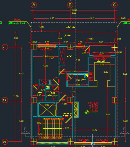 پلان معماری-115 مترمربع - Image 4