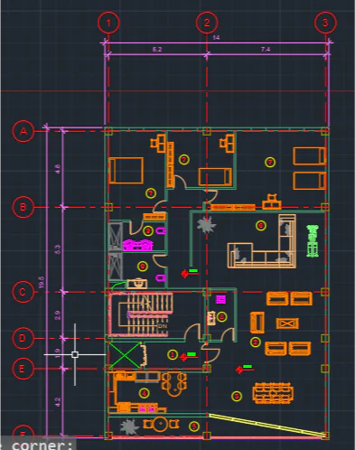 پلان معماری-273 مترمربع - Image 2