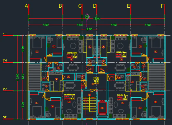 پلان معماری-234 مترمربع - Image 2