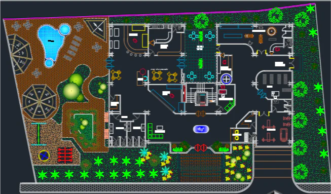 پلان معماری-880 مترمربع - Image 2