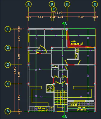 پلان معماری-175 مترمربع - Image 2