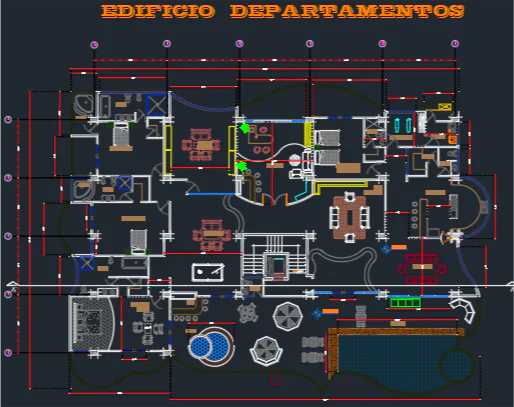 پلان معماری-880 مترمربع - Image 3