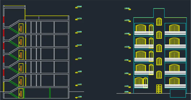 پلان معماری-175 مترمربع - Image 3
