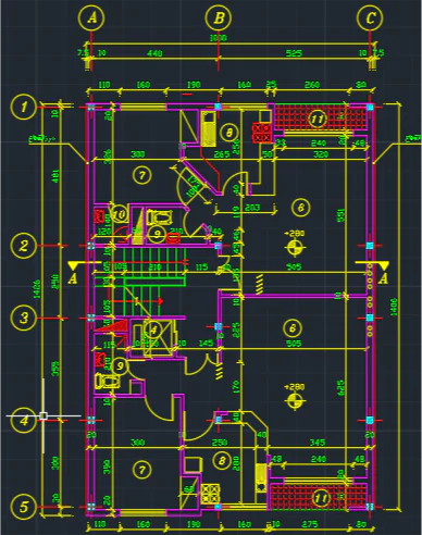 پلان معماری-142 مترمربع - Image 2