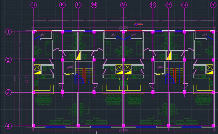 پلان معماری-380 مترمربع - Image 2