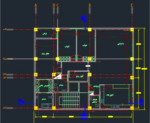 پلان معماری-218 مترمربع - Image 2