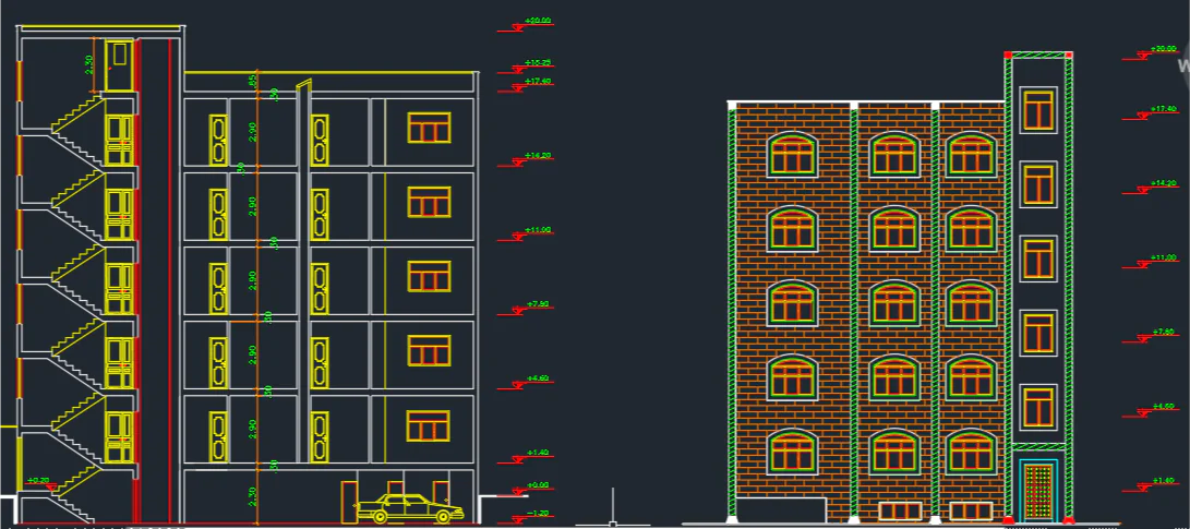 پلان معماری-168 مترمربع - Image 3