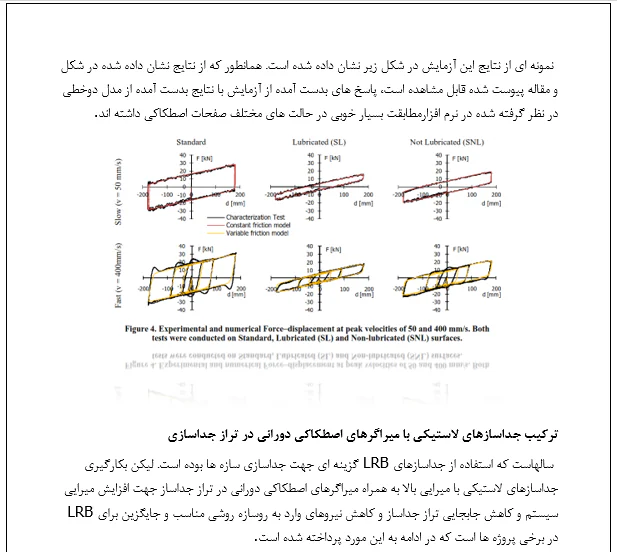 جداگرهای اصطکاکی بر رفتار سازه های فولادی - Image 5