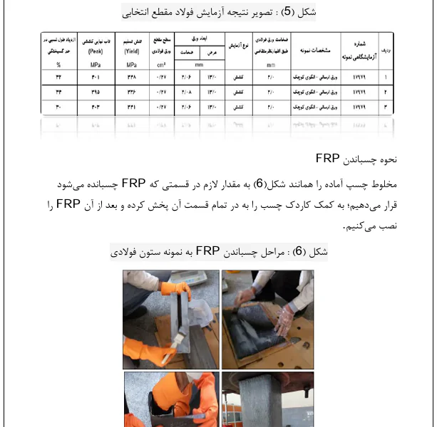 مقاوم سازی ستون فولادی - Image 4