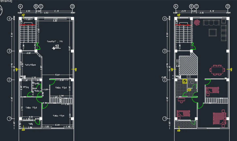 پلان معماری-162 مترمربع - Image 2