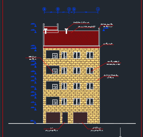 پلان معماری-173 مترمربع - Image 4